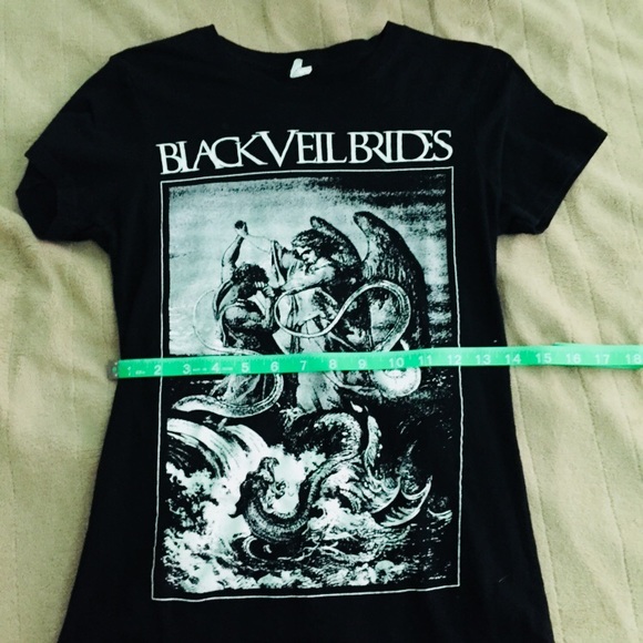 BLACK VEIL BRIDES BAND T-SHIRT - Picture 4 of 4